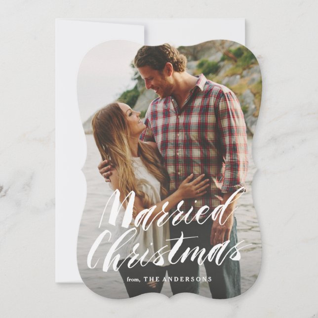 Married Christmas Holiday Card (Front)