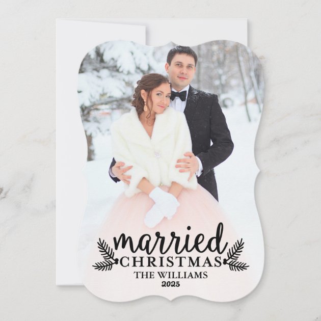 Married Christmas | Holiday Photo Card