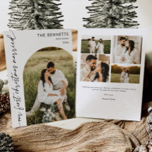 Married Christmas Multi Photo Arch Christmas