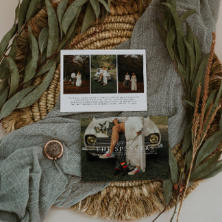 Married Christmas | Newlywed First Holiday Photo