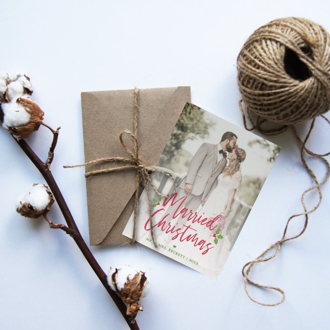 Married Christmas Newlyweds Photo Holiday (Creator Uploaded)