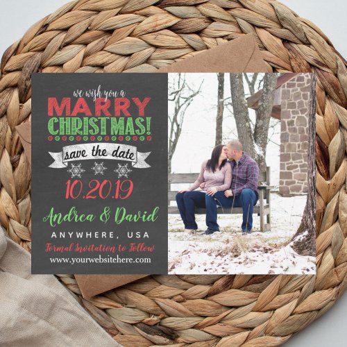 Married Christmas Save The Date