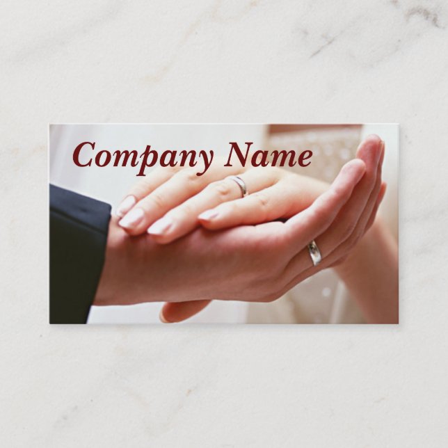 Married Couple Business Card (Front)