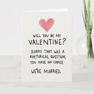 Married Couple Funny Valentine Card