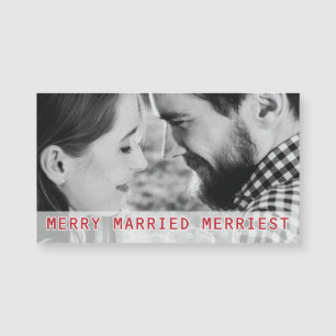 Married Couple Photo Christmas