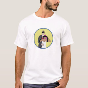 Married Engagement Love Funny Cartoon Wedding T-Shirt