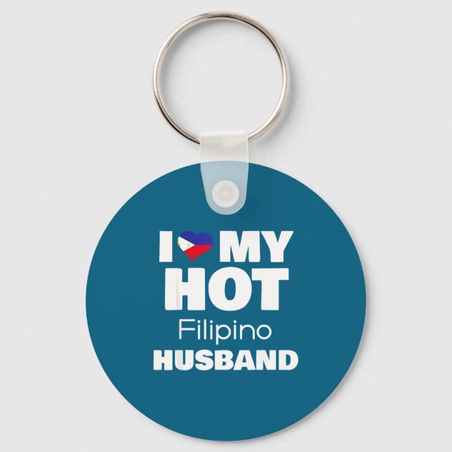 Married Hot Philippines Man Love Keychain (Front)