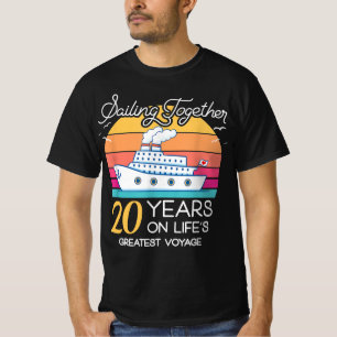 Married in 20 Years Wedding Anniversary Cruise-Rec T-Shirt