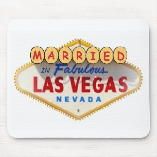 Married In Fabulous Las Vegas Mousepad
