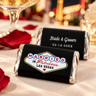 Married in Fabulous Las Vegas Wedding Hershey's Miniatures