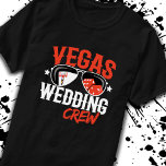 Married in Las Vegas - Vegas Wedding Party T-Shirt<br><div class="desc">Planning a wedding in Las Vegas? These matching Vegas wedding designs are the perfect Vegas wedding gifts for your wedding party group! Turn heads on the Las Vegas strip, do some gambling at the casino, or day drinking poolside at a Vegas club! Features "Vegas Wedding Crew" & aviator sunglasses w/...</div>