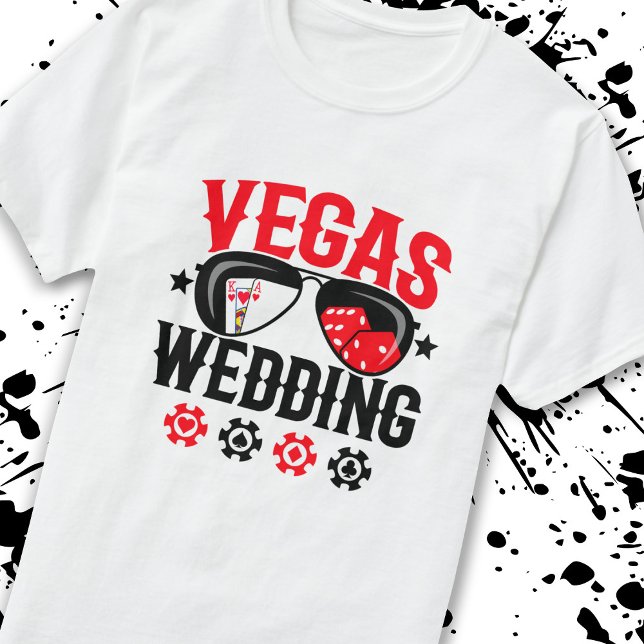 Married in Las Vegas - Vegas Wedding Party T-Shirt (Creator Uploaded)
