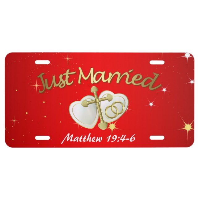 Married license plate (Front)