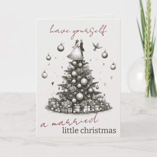 Married Little Christmas Card