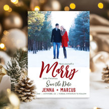 Married Little Christmas Save The Date