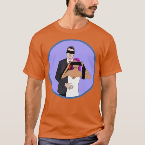 Married Love Funny toon Wedding Engagement T_Shirt