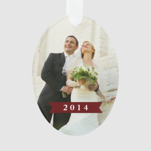 Married  Merry Holiday Ornament 5