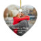 Married & Merry Newlywed Photo Red Back