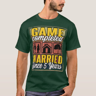 Married Since 5 Years I 5th Wedding  T-Shirt