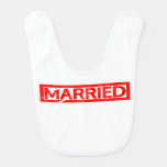 Married Stamp Baby Bib
