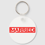 Married Stamp Keychain