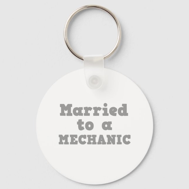 MARRIED TO A MECHANIC KEYCHAIN (Front)