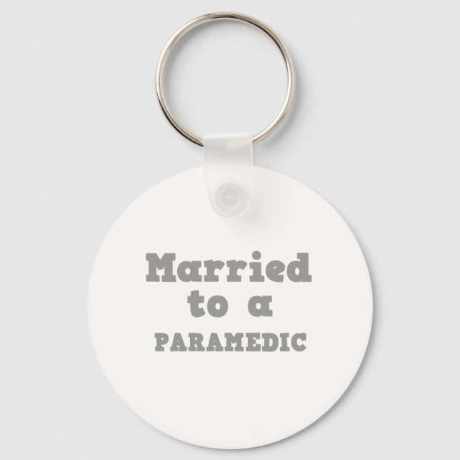 MARRIED TO A PARAMEDIC KEYCHAIN (Front)
