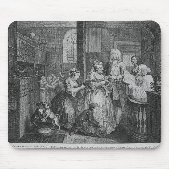 Married to an Old Maid Mouse Pad (Front)