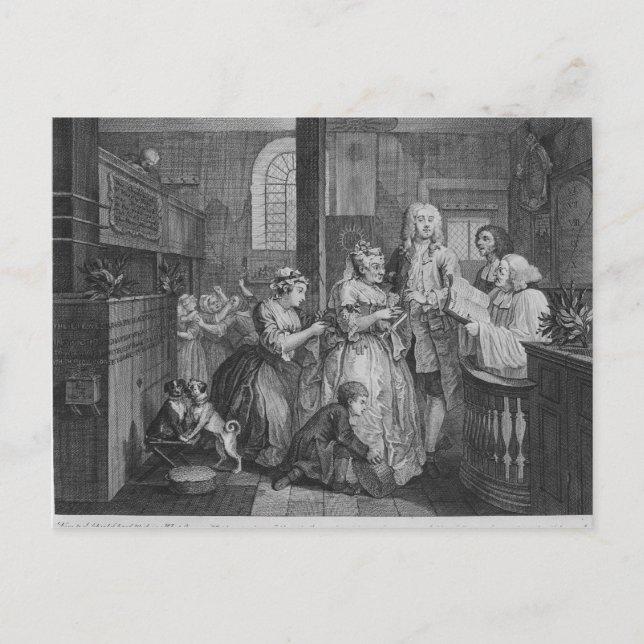 Married to an Old Maid Postcard (Front)