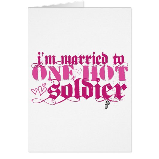 Married to one hot... cards (Front)
