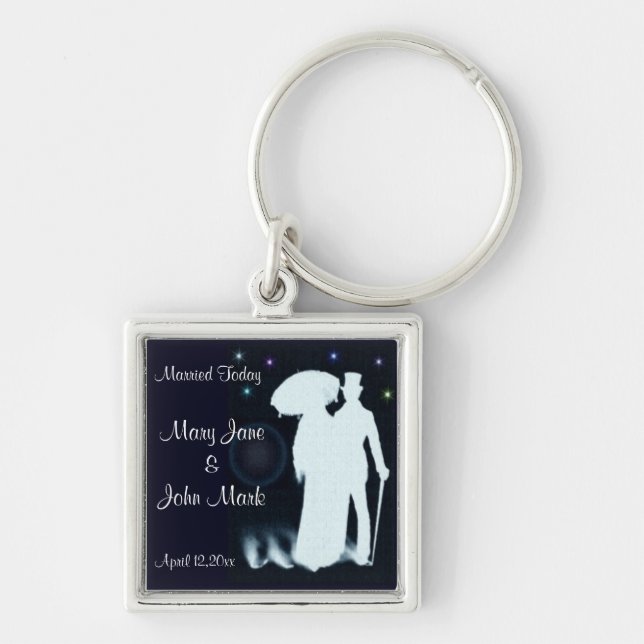 Married Today Keepsake Keychain (Front)