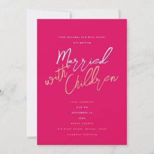 Married with Children Wedding Invitation