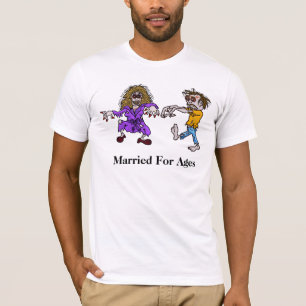 Married Zombie Couple T-Shirt