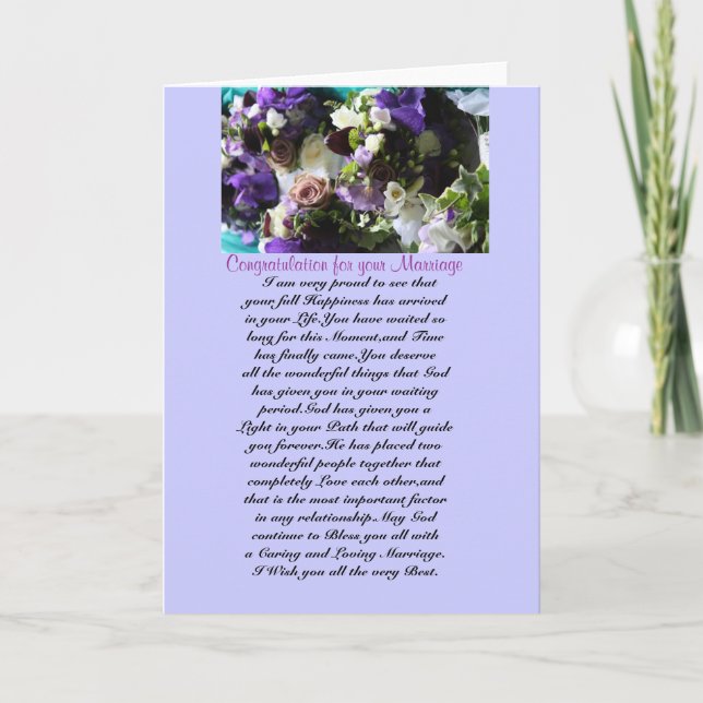 Marrige Card (Front)