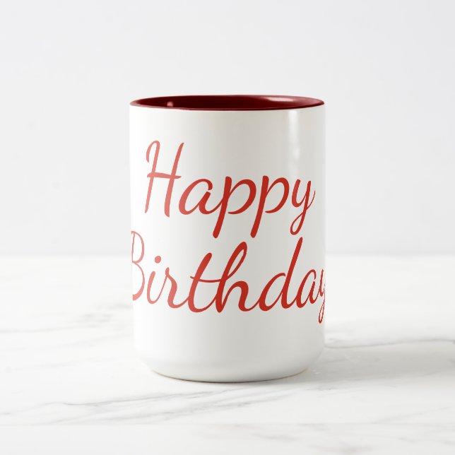 Marron gift Two-Tone coffee mug (Center)