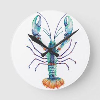 Marron Round Clock