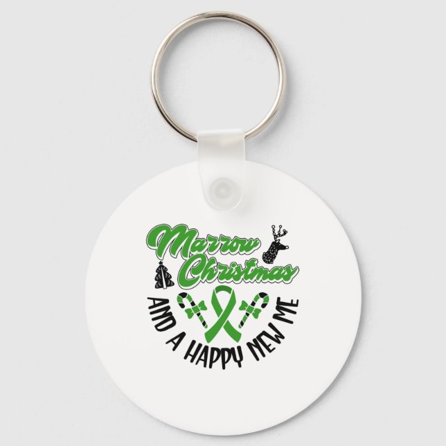 Marrow Christmas And A Happy New Me - Stem Cell Ch Keychain (Front)