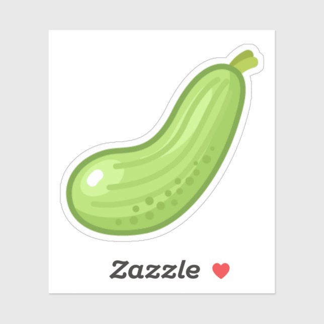 Marrow Vegetable Food Design Sticker (Sheet)