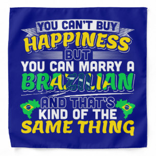 Marry a Brazilian - Brazil Happiness Bandana