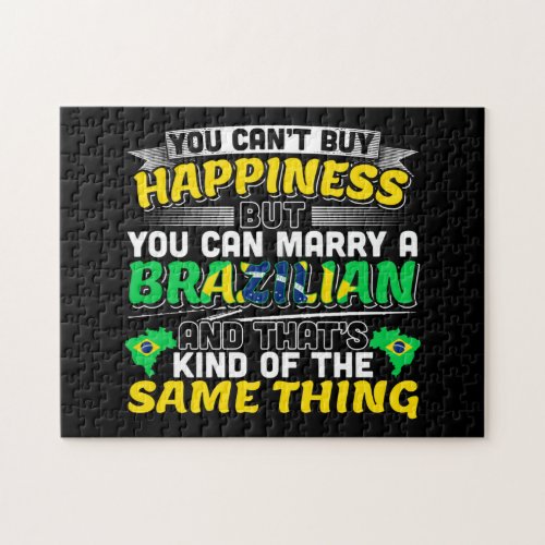 Marry a Brazilian _ Brazil Happiness Jigsaw Puzzle