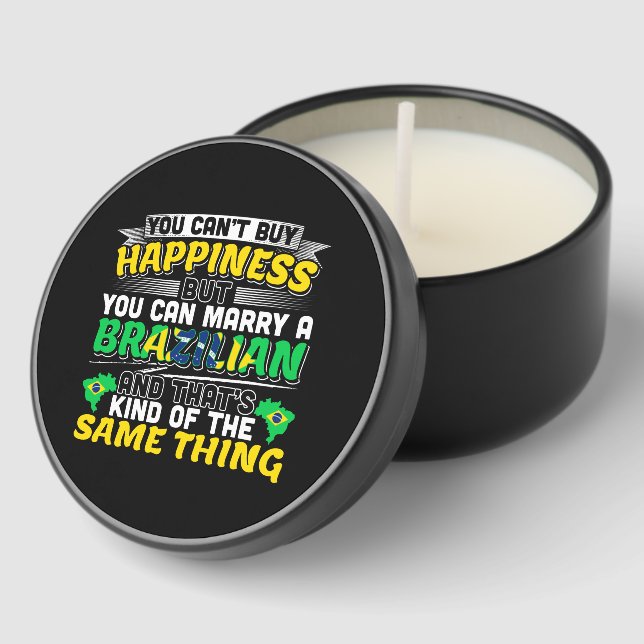 Marry a Brazilian - Brazil Happiness Mini Candle Favors (Corner)