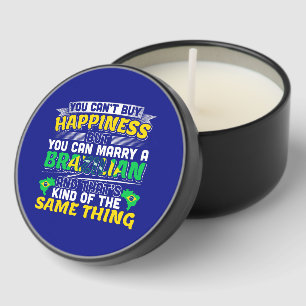 Marry a Brazilian - Brazil Happiness Mini Candle Favors