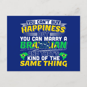 Marry a Brazilian - Brazil Happiness Postcard