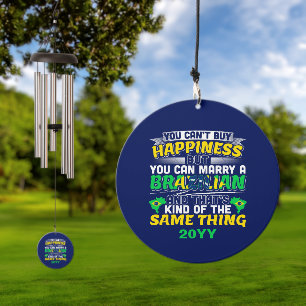 Marry a Brazilian - Brazil Happiness Wind Chime