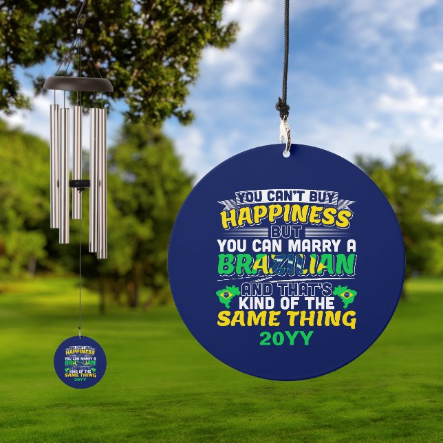 Marry a Brazilian - Brazil Happiness Wind Chime (Outdoor)