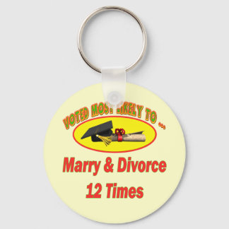 Marry And Divorce Keychain