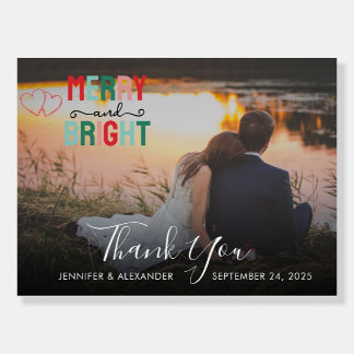 Marry and Enjoy Happiness Foam Board