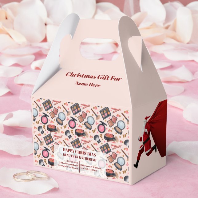 Marry Christmas Beauty Saloon Gift Bag Favor Box (Wedding)