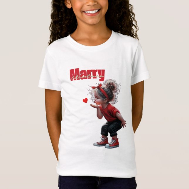 Marry Christmas cute T-Shirt (Front)