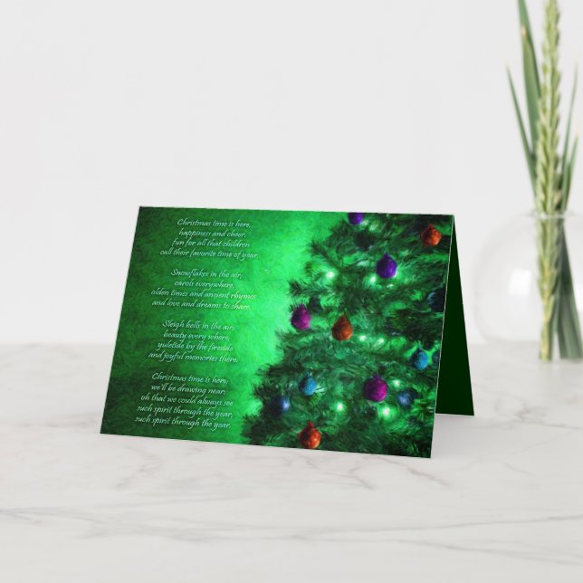 Marry Christmas Holiday Card (Front)
